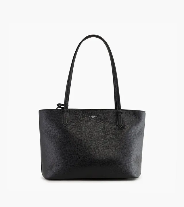 Le Tanneur Louise petit sac cabas cuir Black Le Bleu