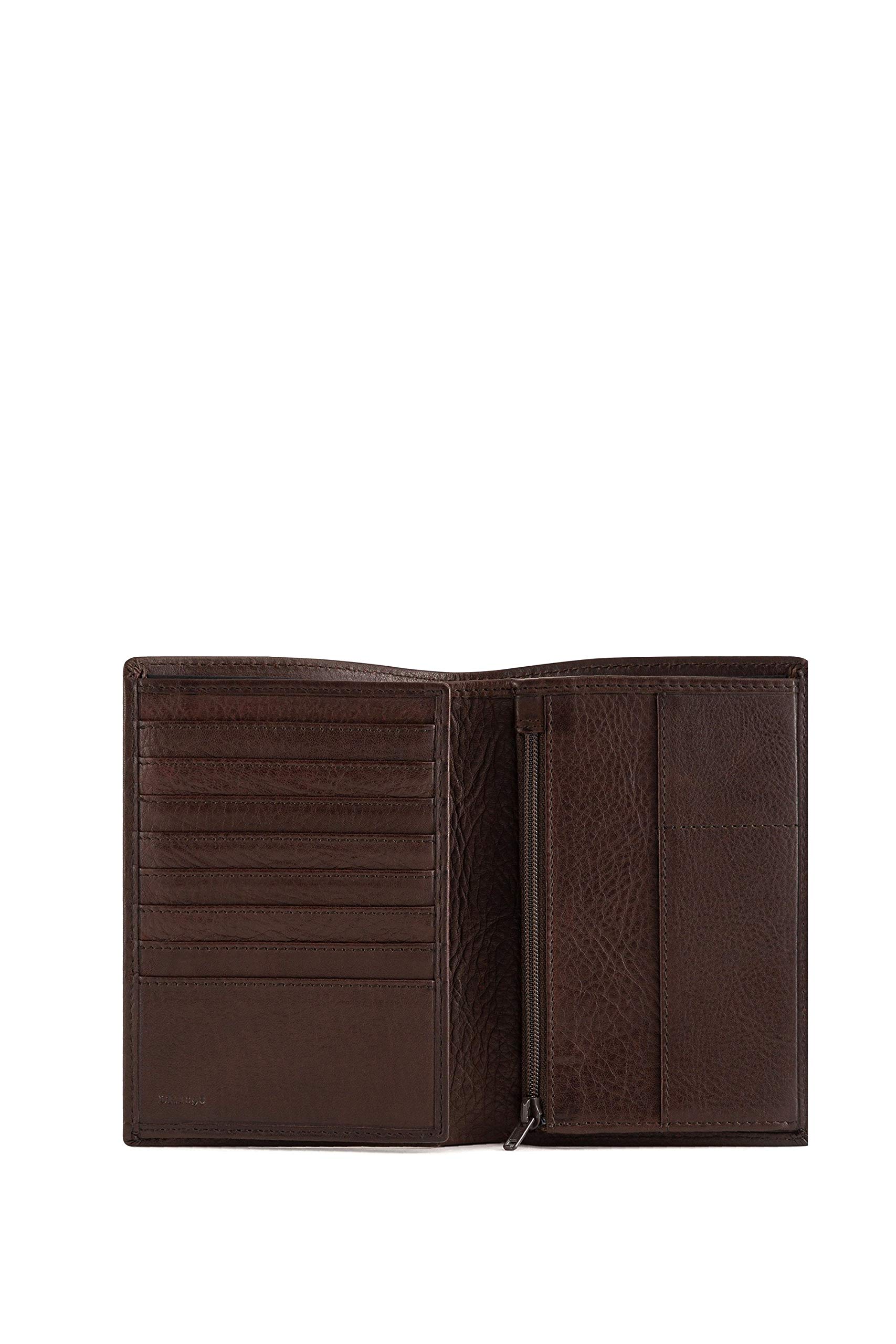 Le Tanneur Gary Tra3318 portefeuille cuir Marron 15 cm