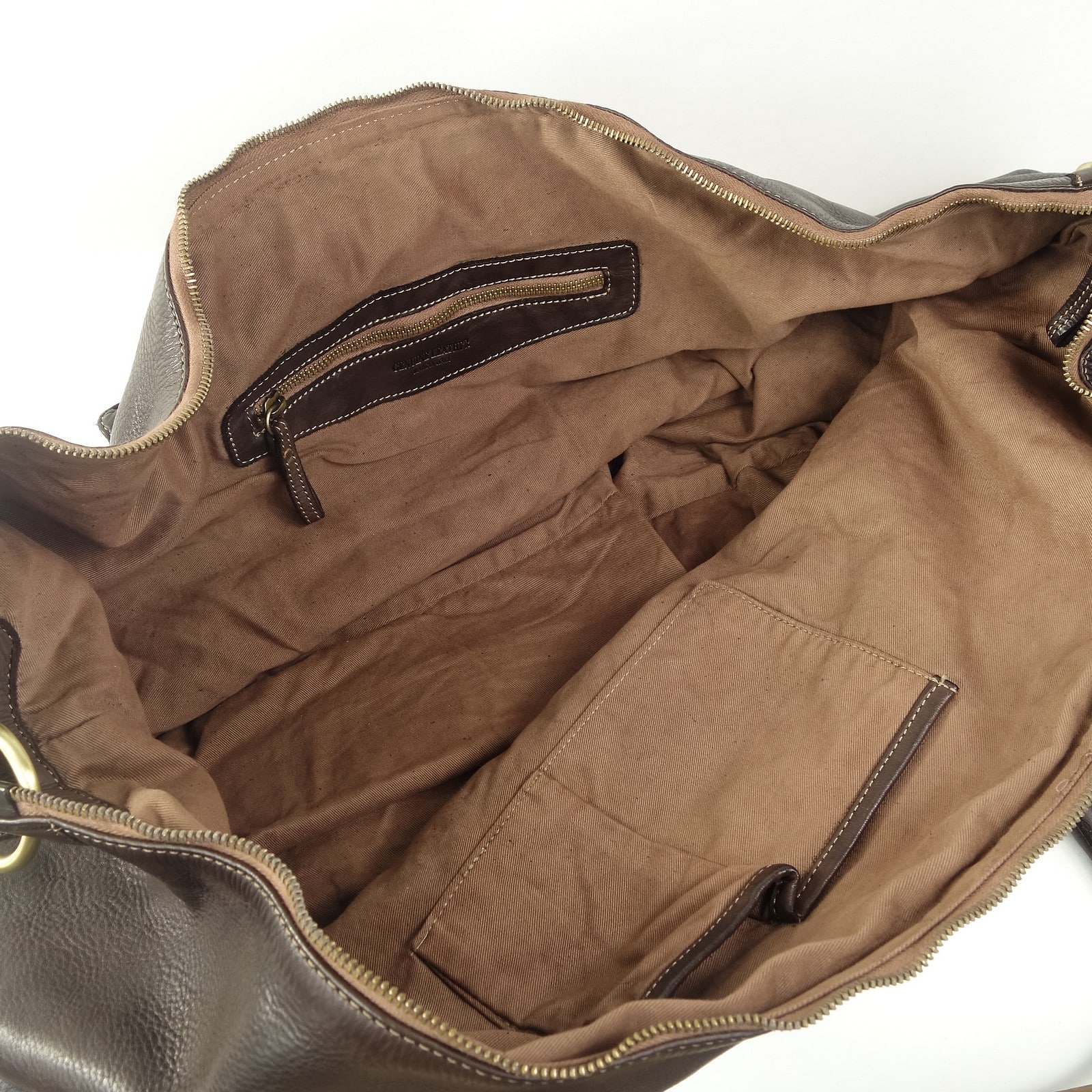 Collection Esprit Cuir Lorenzo sac de voyage cuir marron