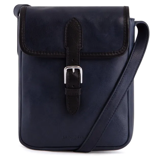 Le Tanneur Gabriel petite sacoche cuir huilé homme 16 cm
