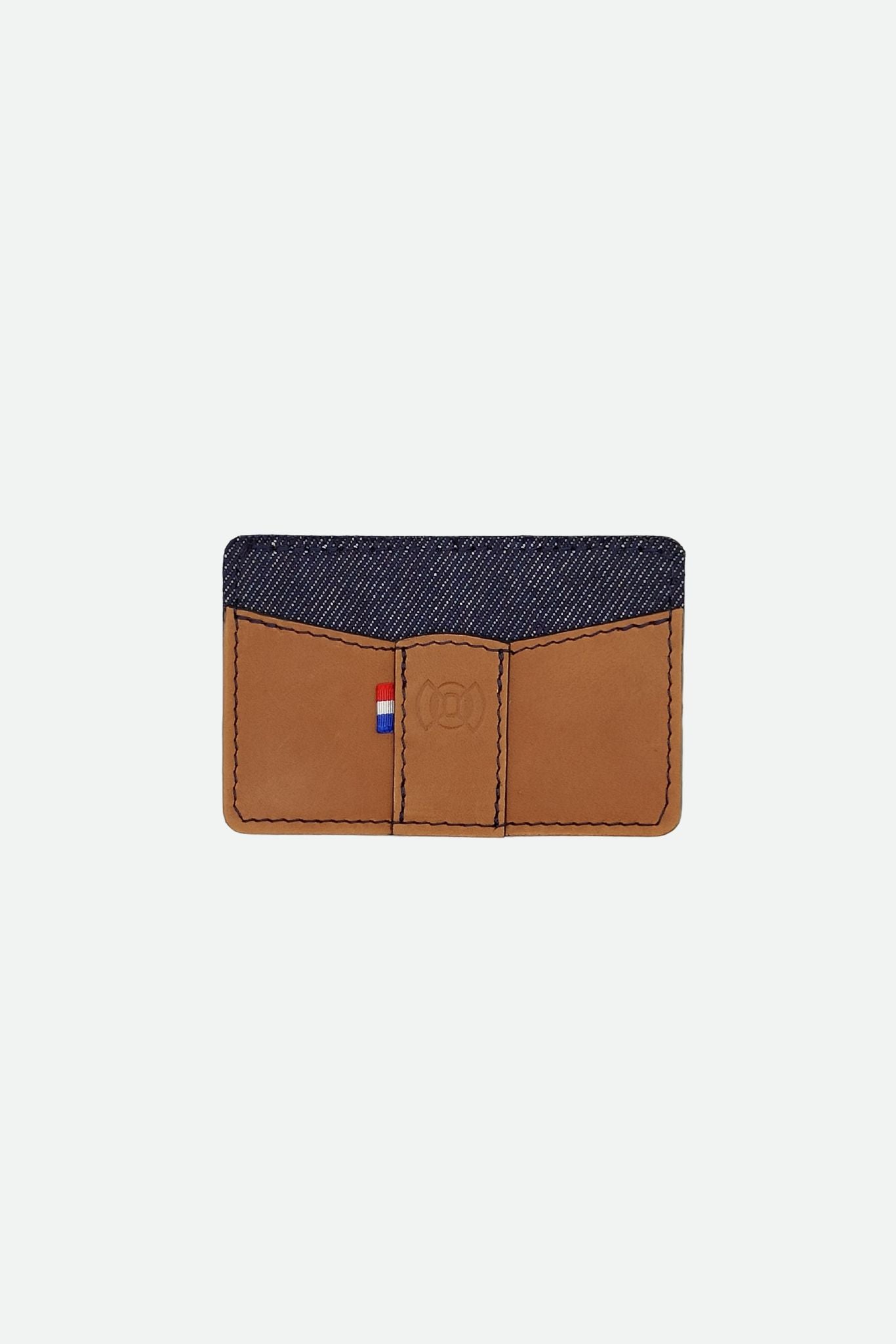 Nodie's Marius porte-cartes camel lisse cuir veau