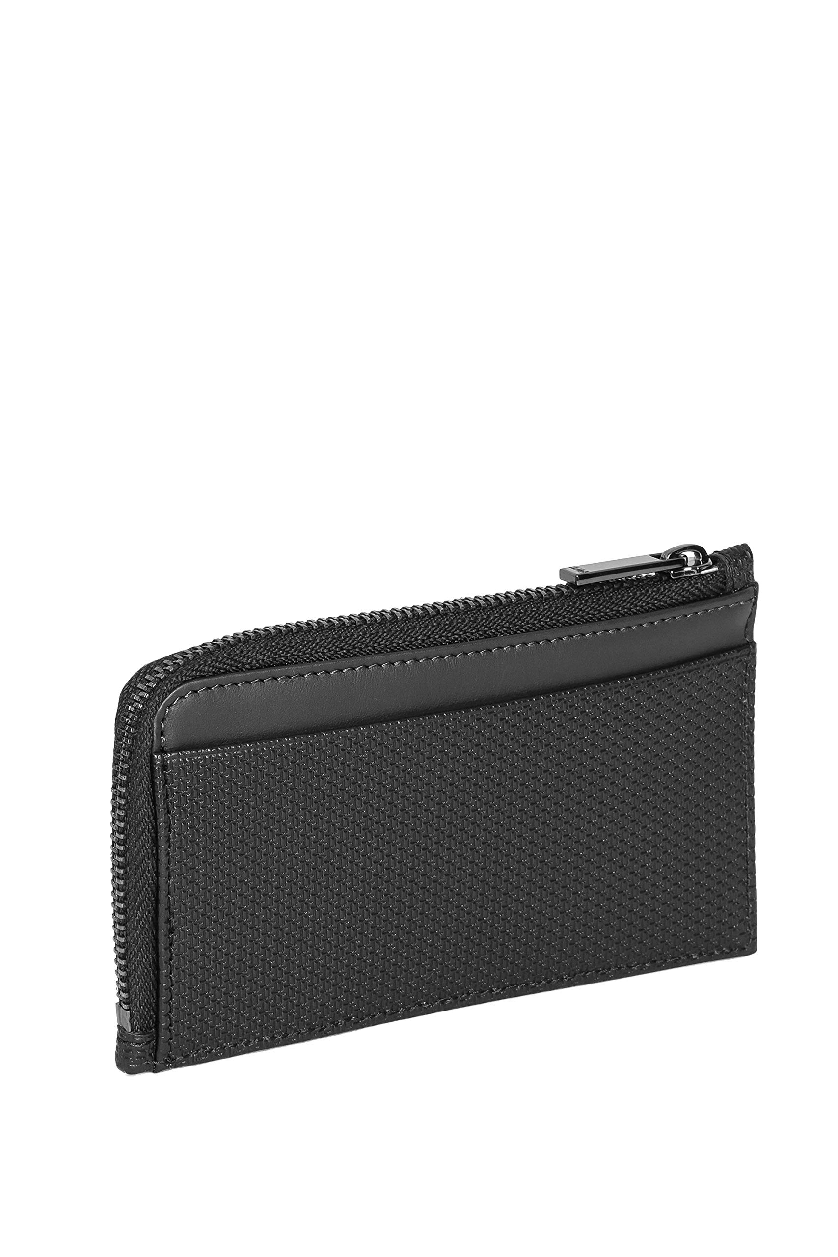 Le Tanneur Emile porte-cartes cuir signature T zippé homme