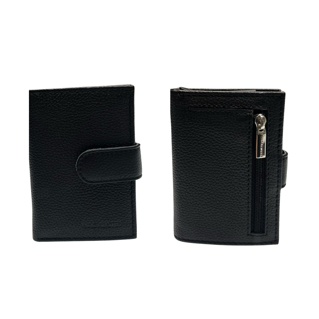 MAC ALYSTER DANDY mini porte cartes 4/6CC Noir/G