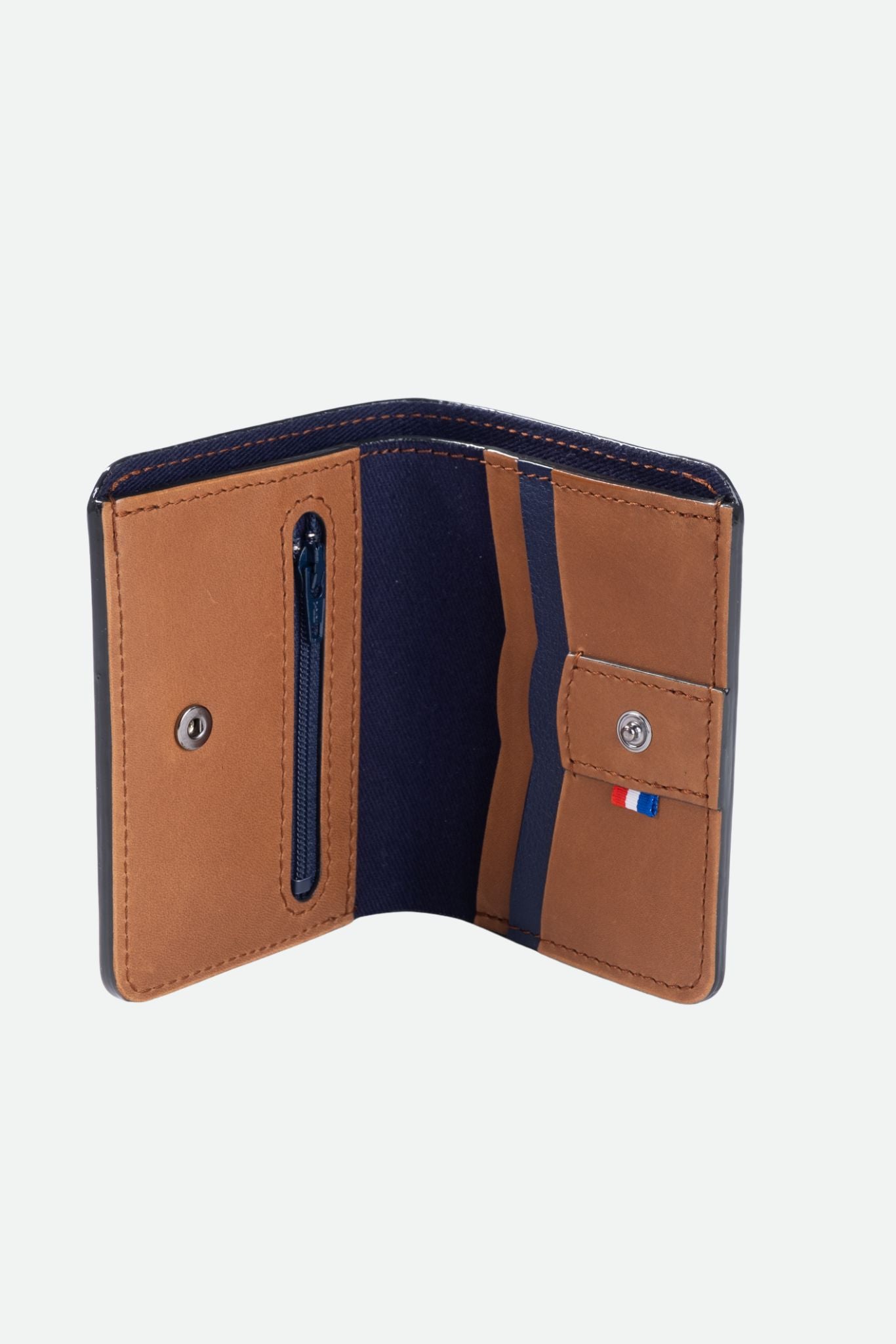 Nodie's Arsène portefeuille cuir camel compact femme