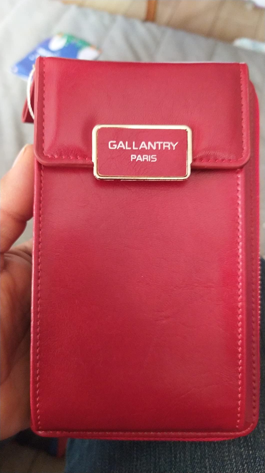 Gallantry Sacs Bandoulière Téléphone pochette smartphone Beige 11x18 cm