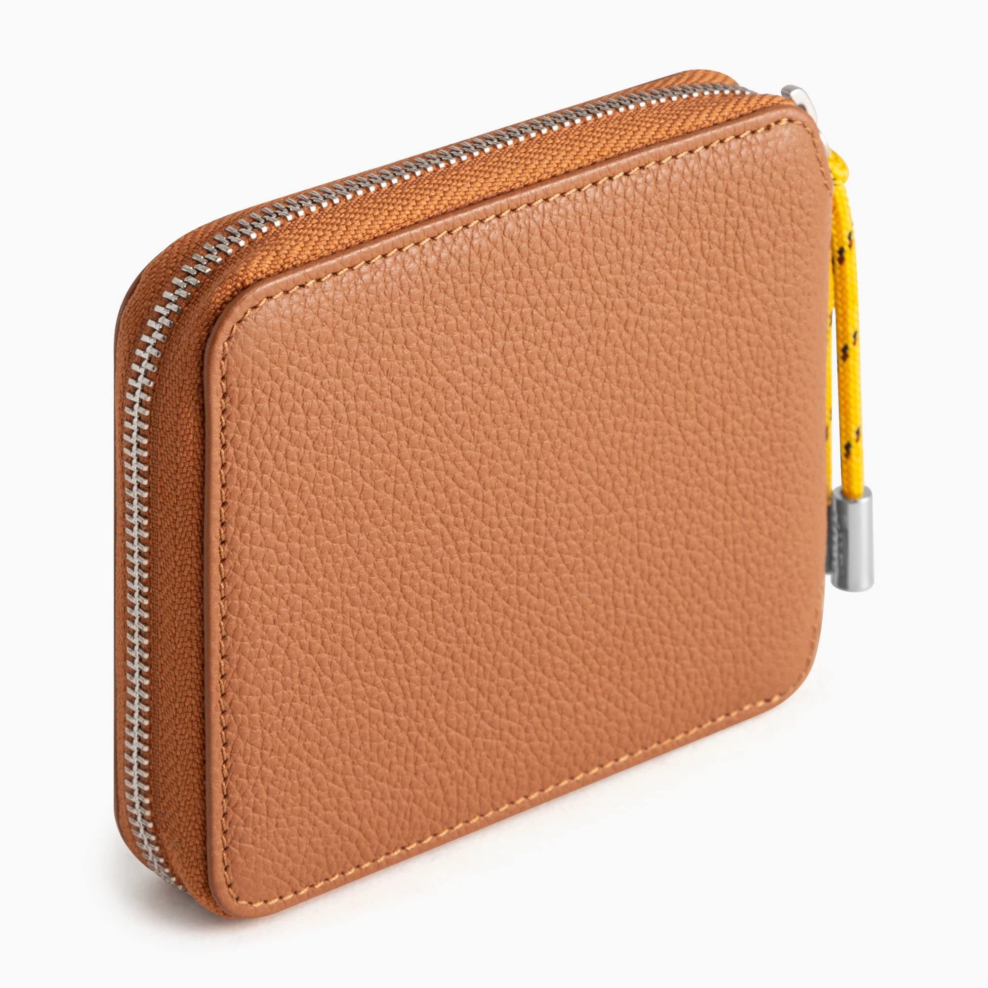 Le Tanneur Nathan porte-monnaie zippé cuir grainé 12 cm