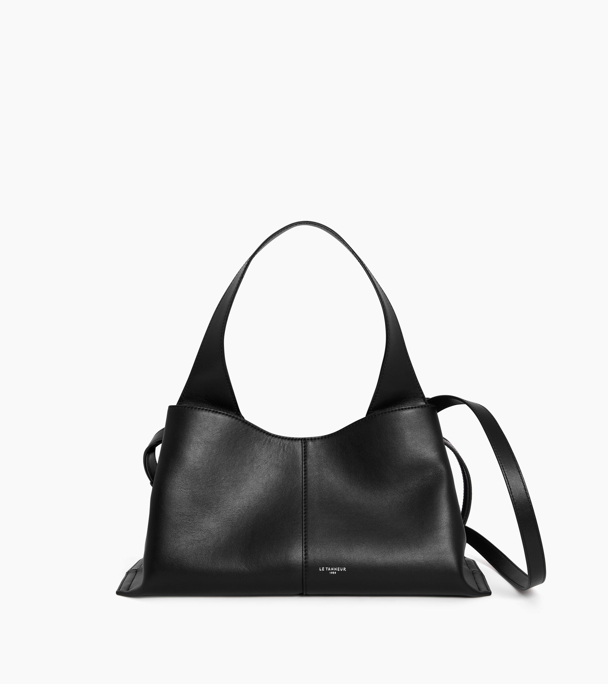 Le Tanneur Félicie petit sac cuir lisse noir