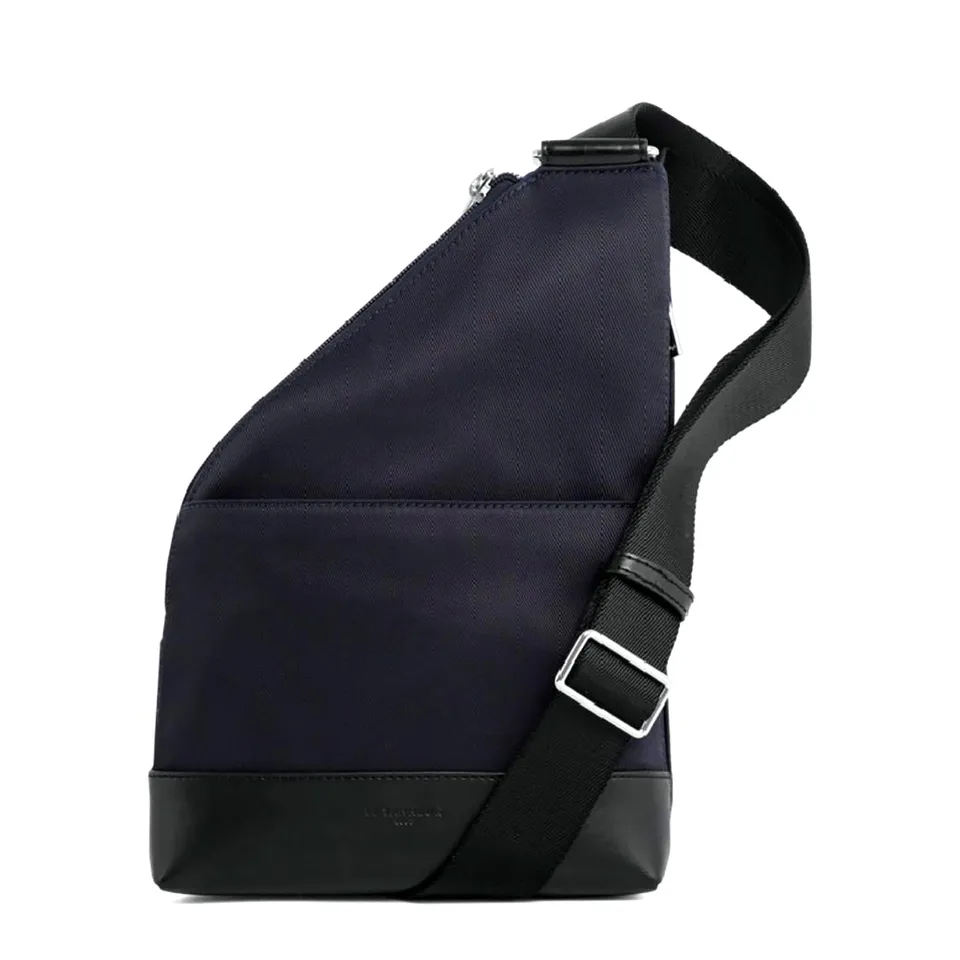 Le Tanneur Gaspard sacoche bandoulière cuir toile homme