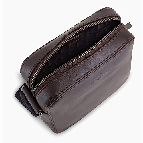 Le Tanneur Martin sacoche cuir lisse homme 16x21 cm