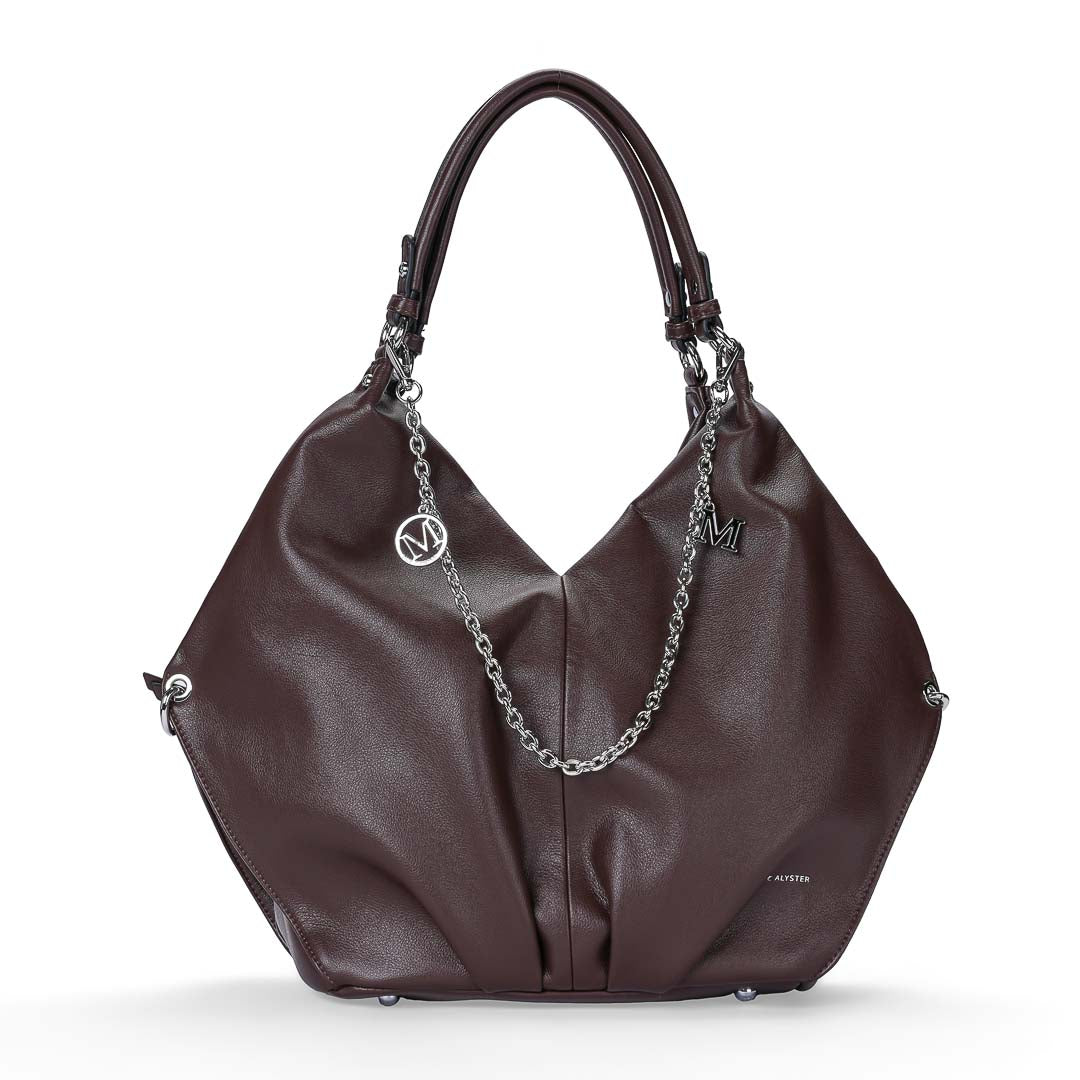 Mac Alyster Milan 2.0 sac cabas femme marron chocolat