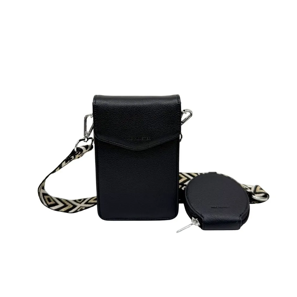 MAC ALYSTER pochette téléphone synthétique Noir