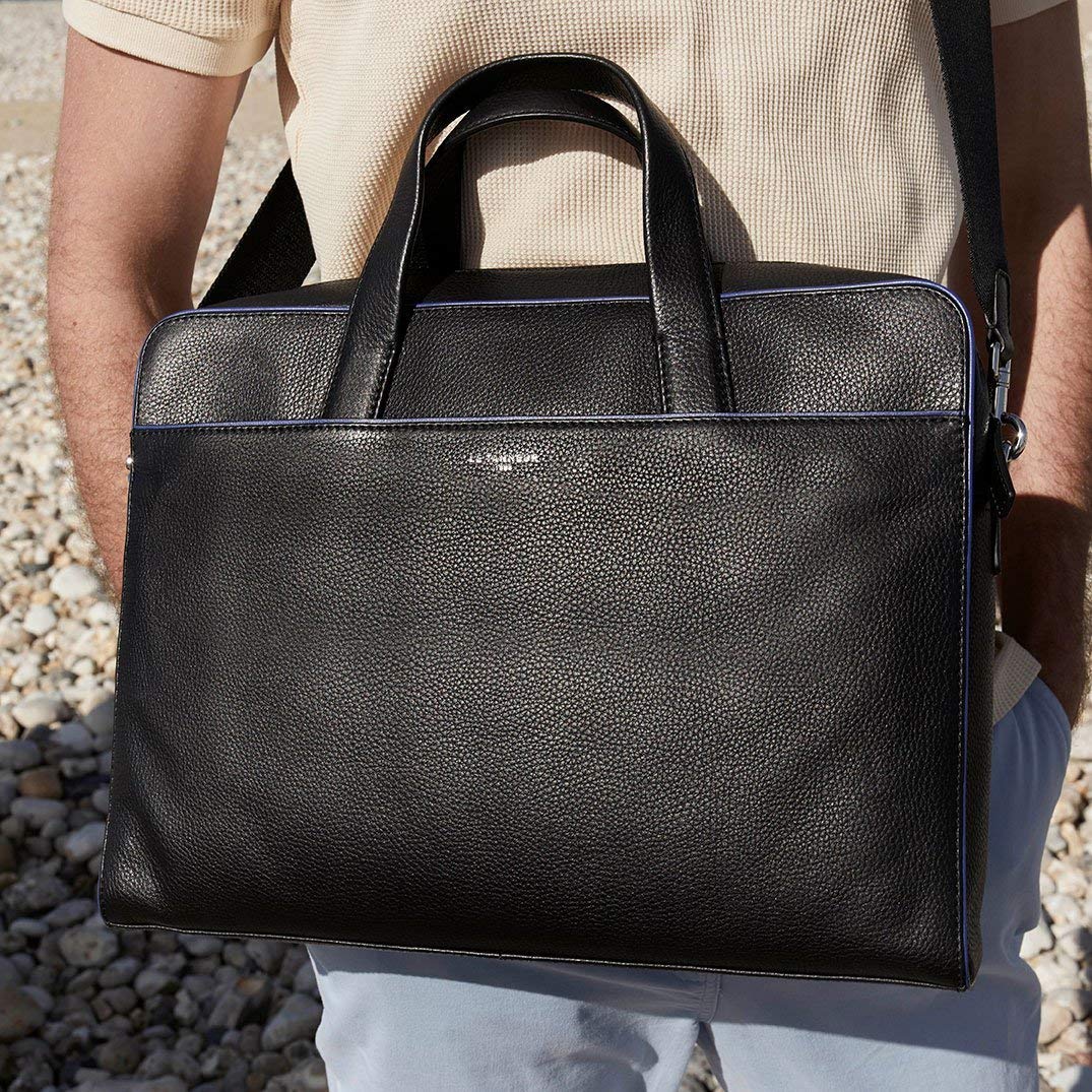 Le Tanneur Augustin porte-documents cuir 14 pouces homme
