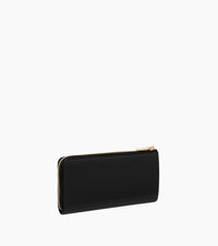 Le Tanneur Emilie portefeuille cuir zippé monogramme