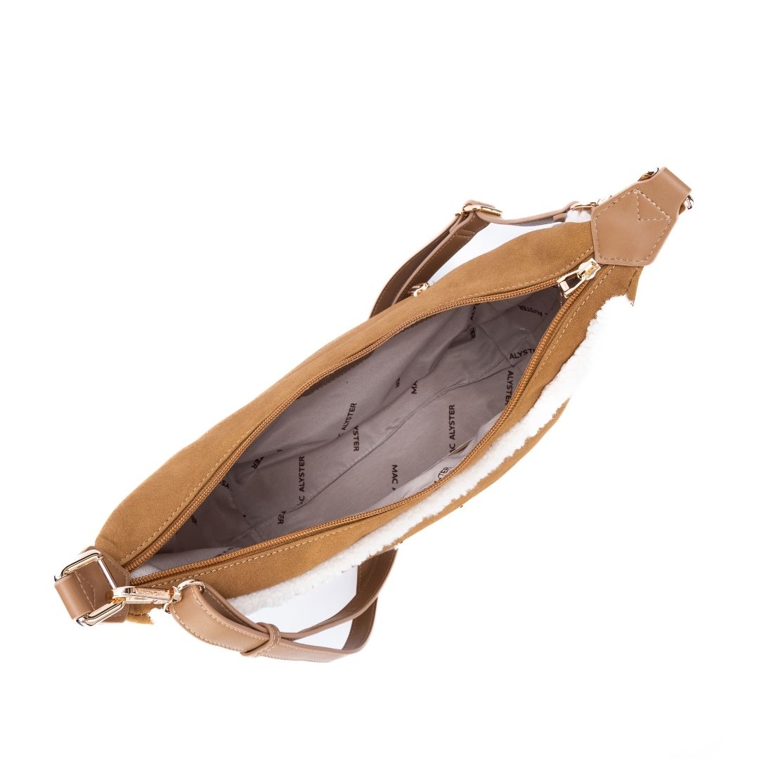MAC ALYSTER Smart sac besace marron
