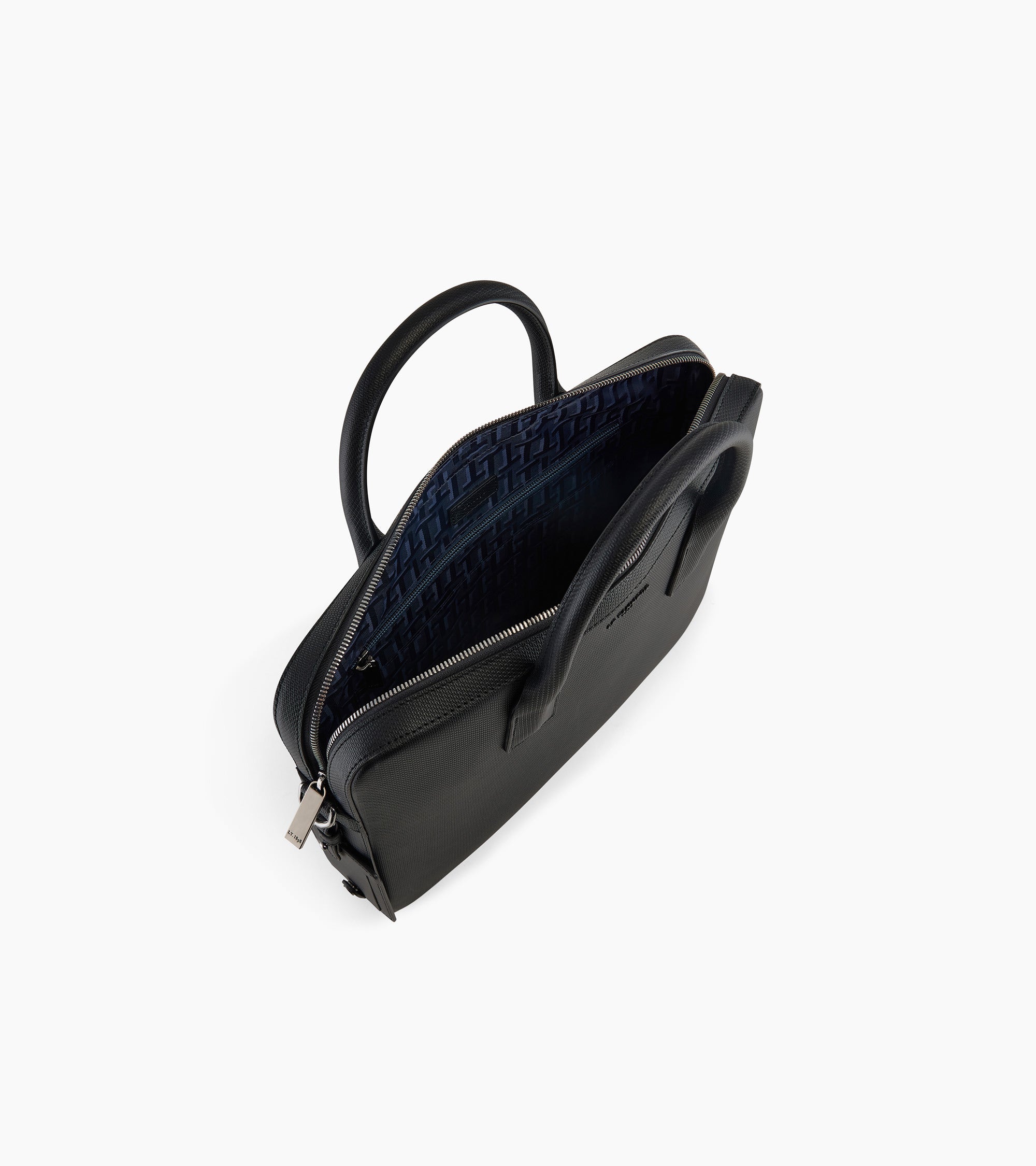 Le Tanneur Emile 14" porte-documents cuir noir slim