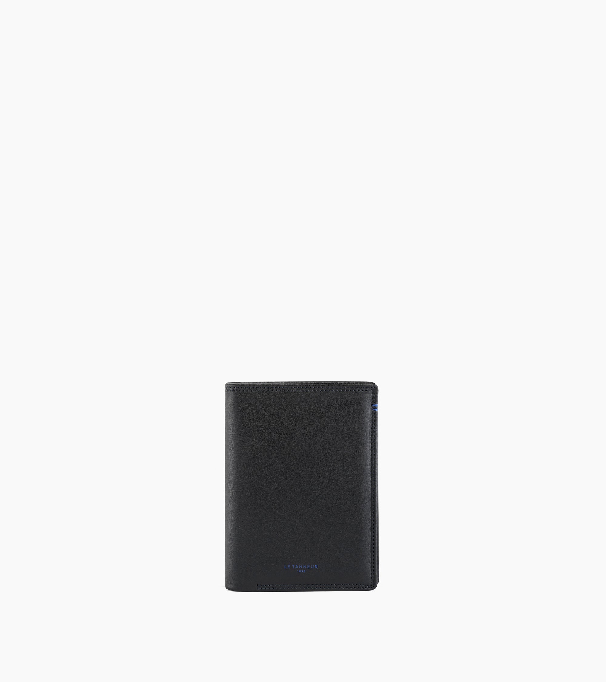 Le Tanneur Martin portefeuille cuir noir moyen zippé