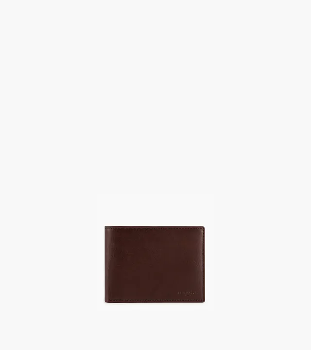 Le Tanneur portefeuille cuir huilé marron 2 volets