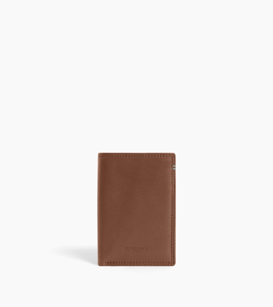 Le Tanneur Martin porte-cartes cuir vertical anti-RFID