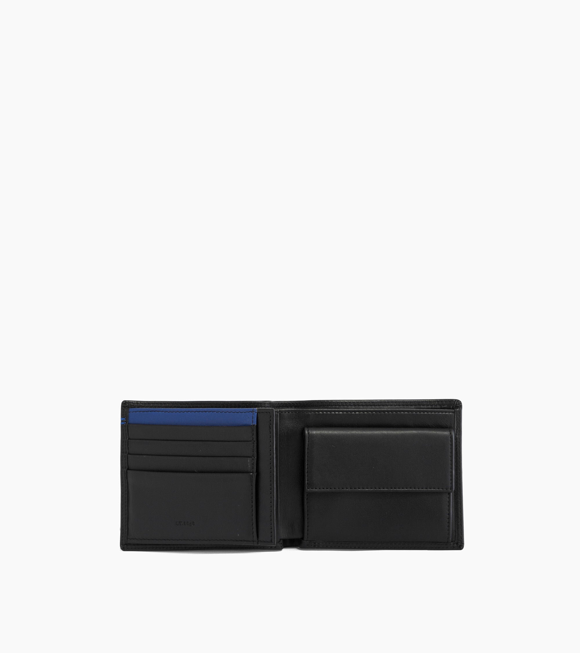 Le Tanneur Martin portefeuille cuir lisse 2 volets Black