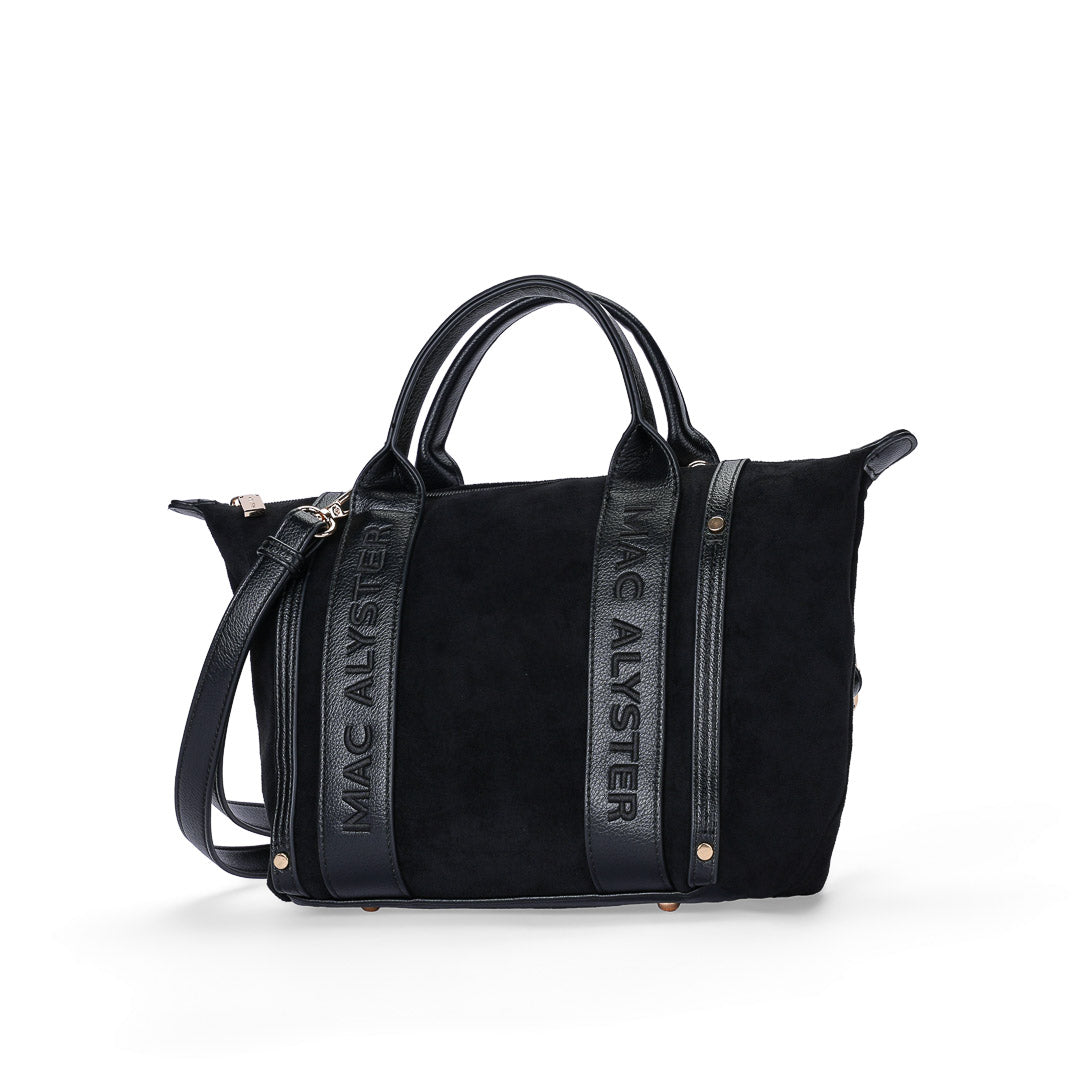 Mac Alyster Abrielle Daim sac à main cognac 34 cm