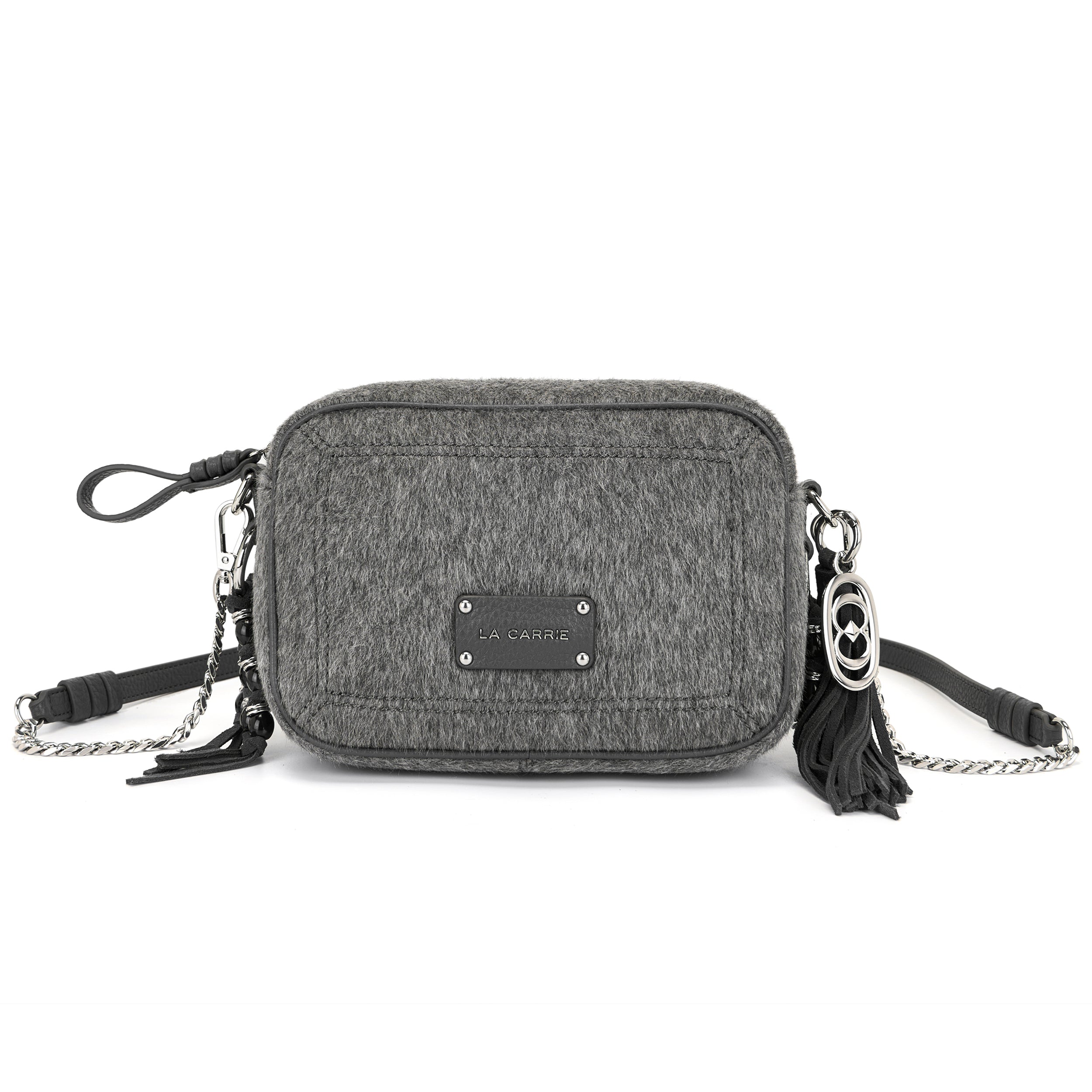 La Carrie Bag Sarner sac épaule gris 23x10x16cm