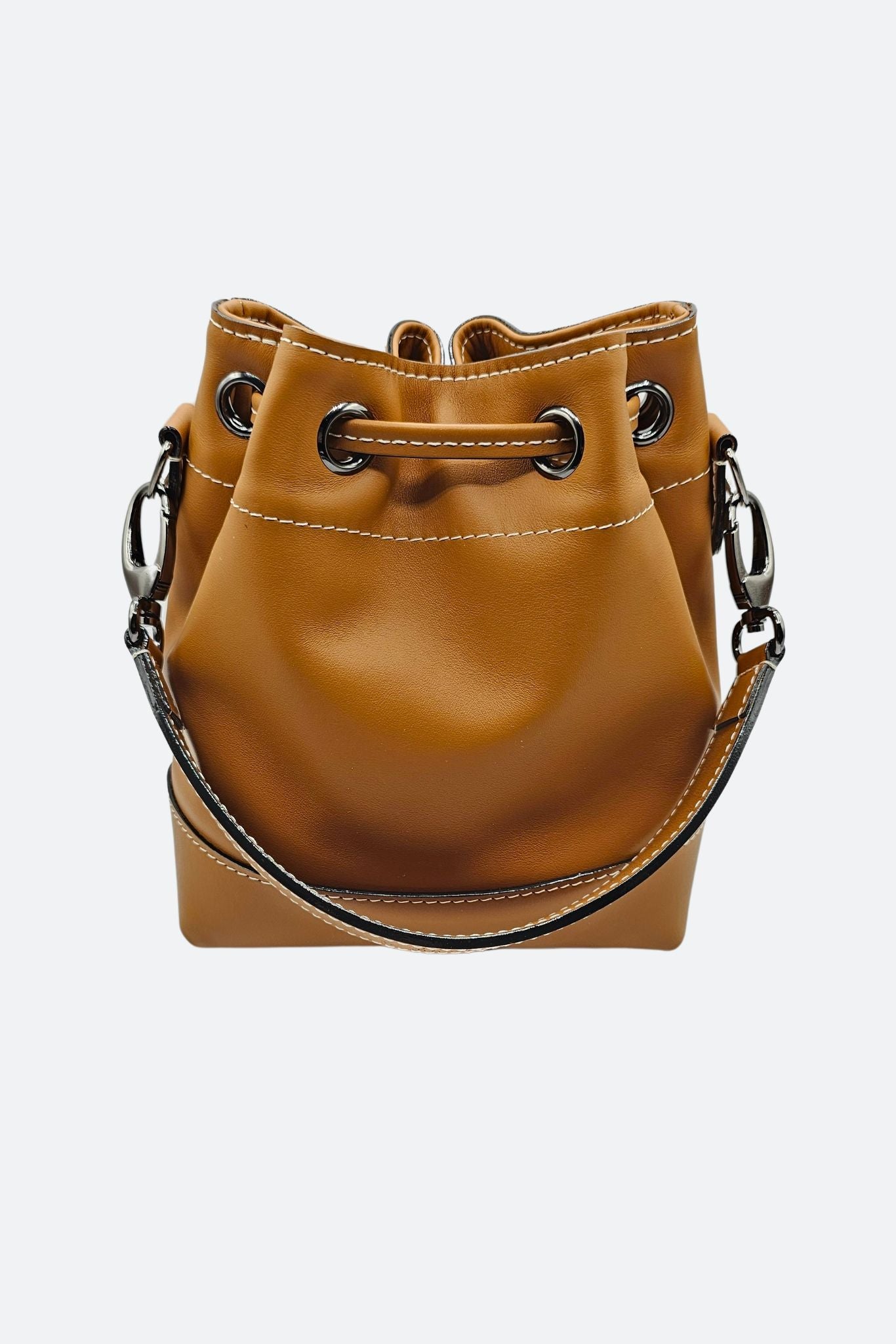 Nodie's Tommy camel lisse sac seau cuir femme