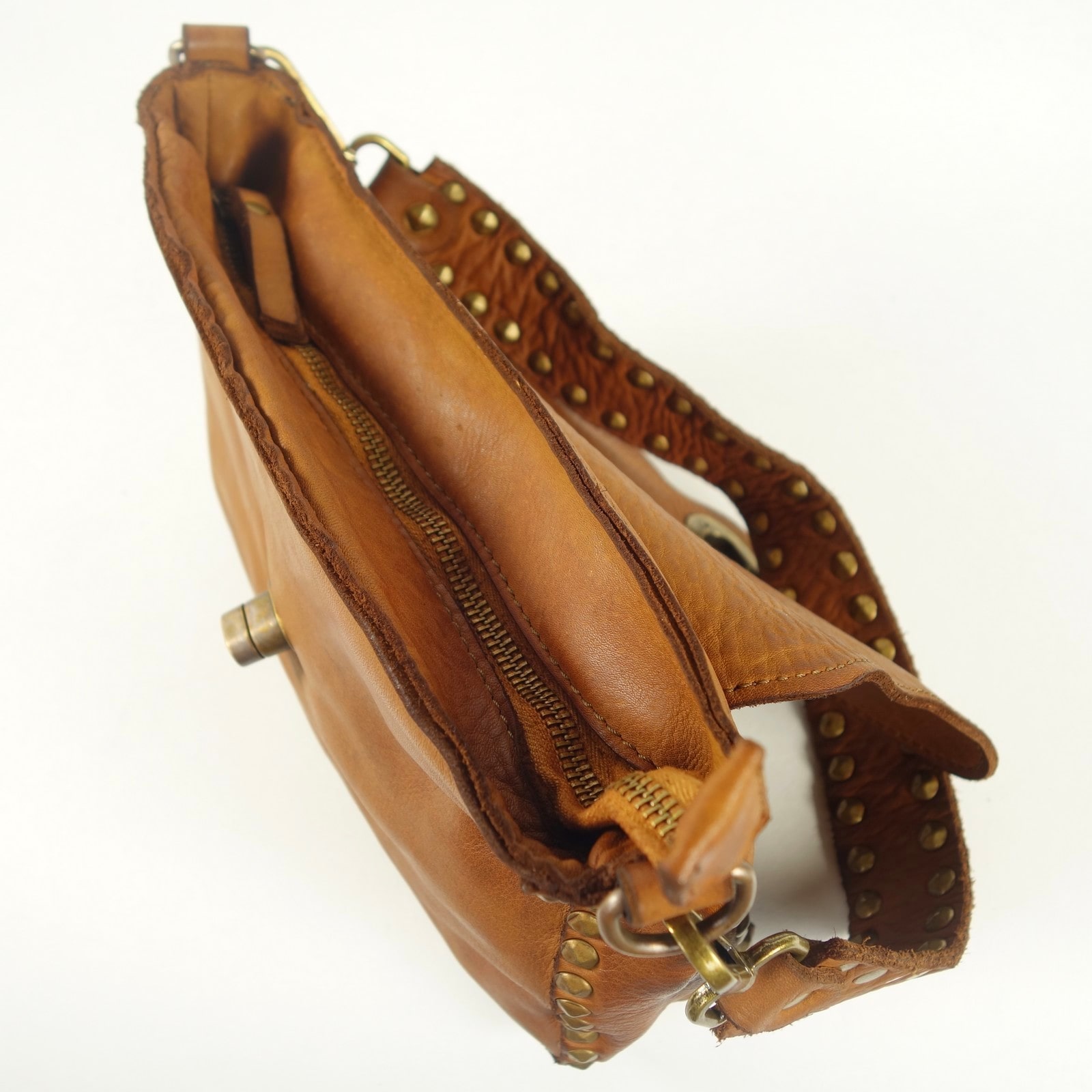 Collection Esprit Cuir MARIETTE pochette cuir naturel