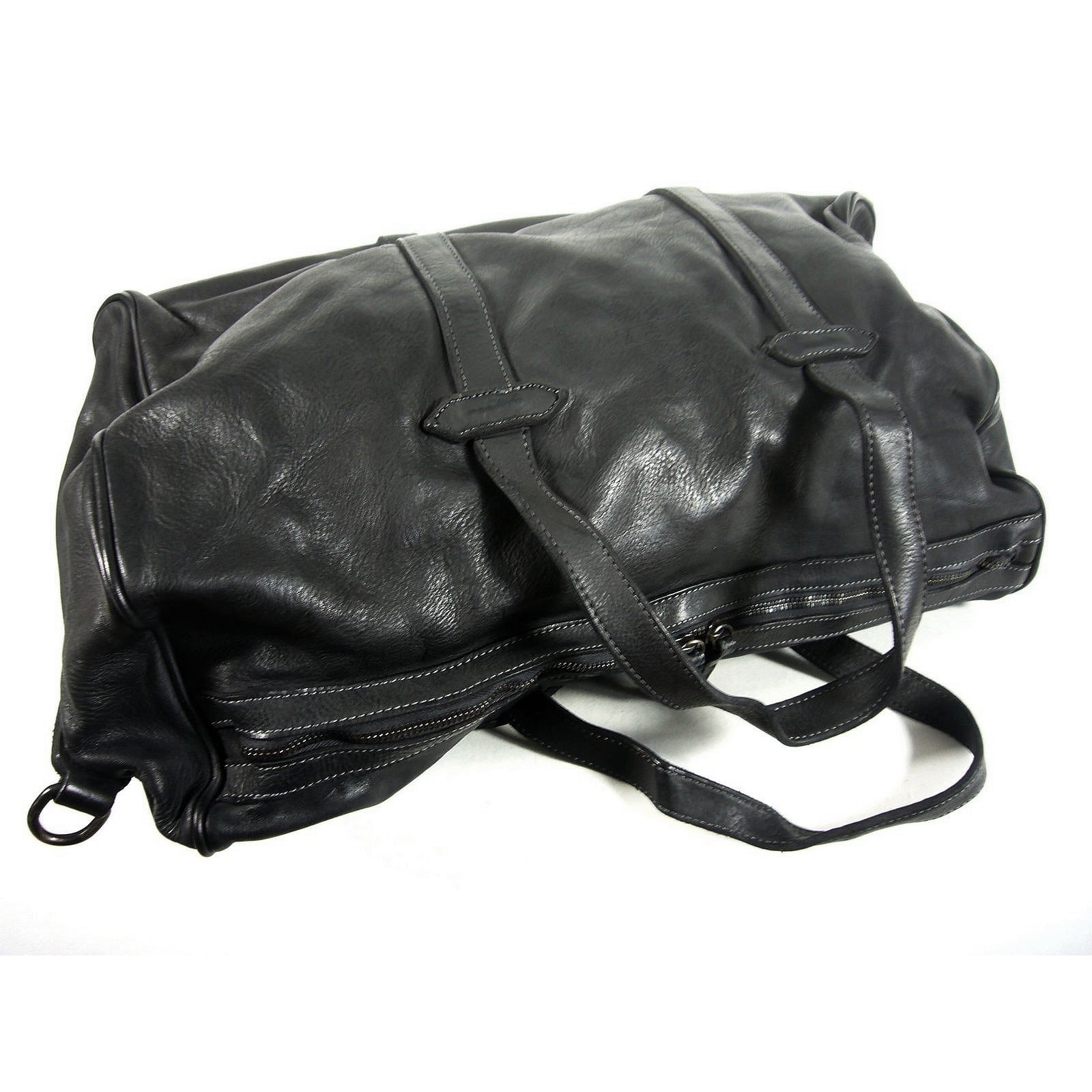 Collection Esprit Cuir ROMEO sac main noir cuir 24h