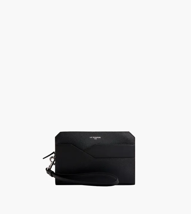 Le Tanneur Gaston petit sac cuir grain croisé ordinateur 13"