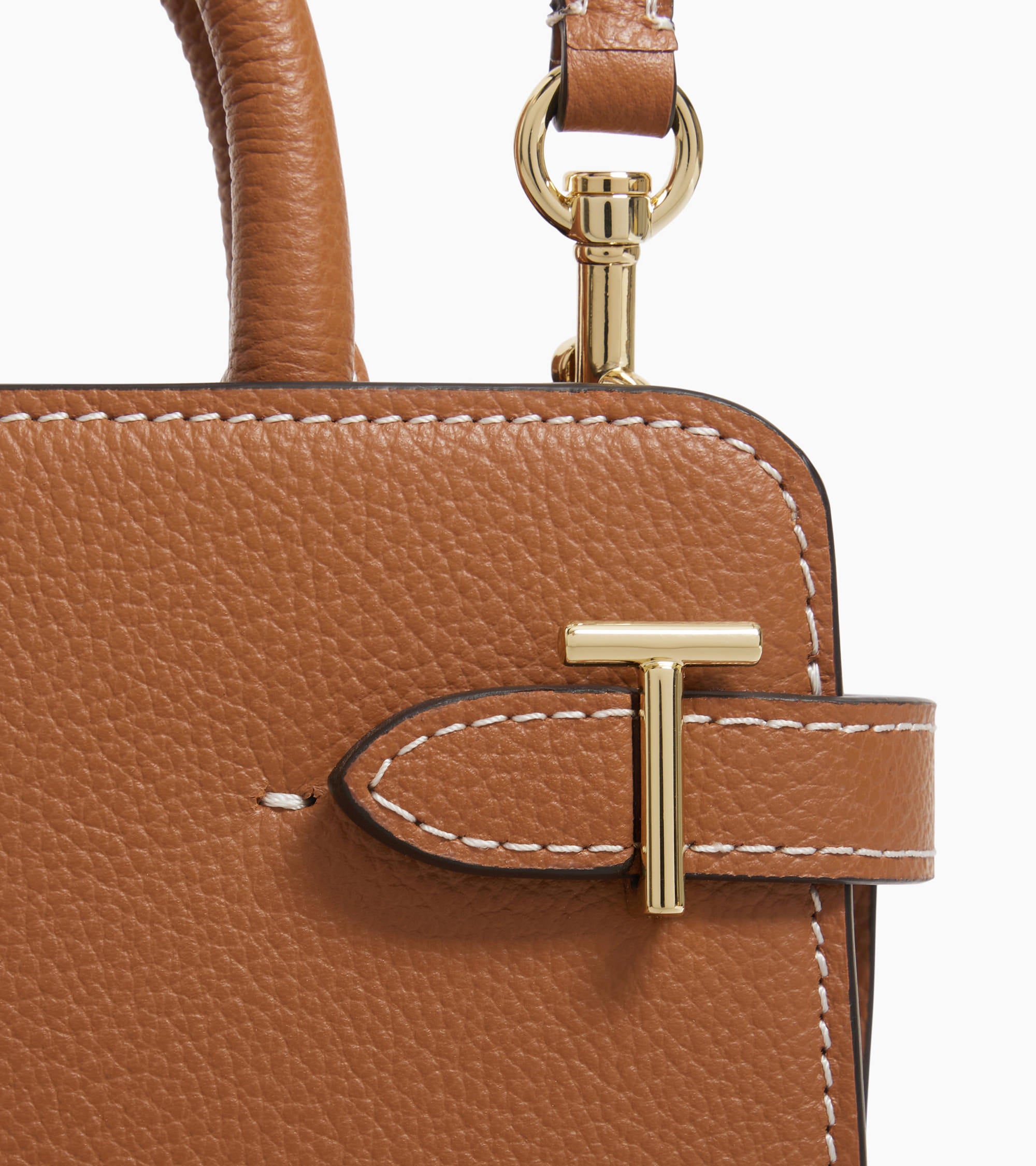 Le Tanneur Emilie mini sac à main cuir grainé tan