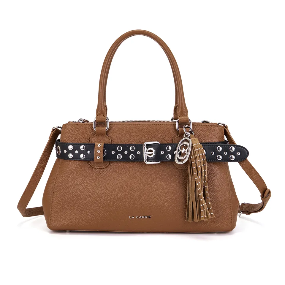 La Carrie Bag Backdoor sac à main cuoio 34x11x20cm