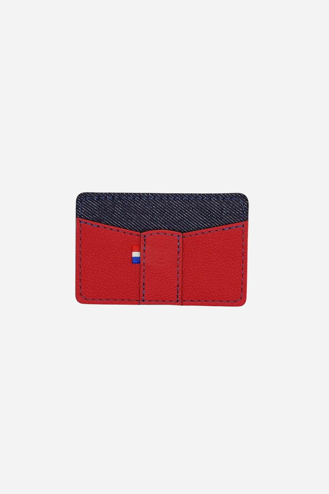Nodie's Marius porte-cartes cuir rouge grainé
