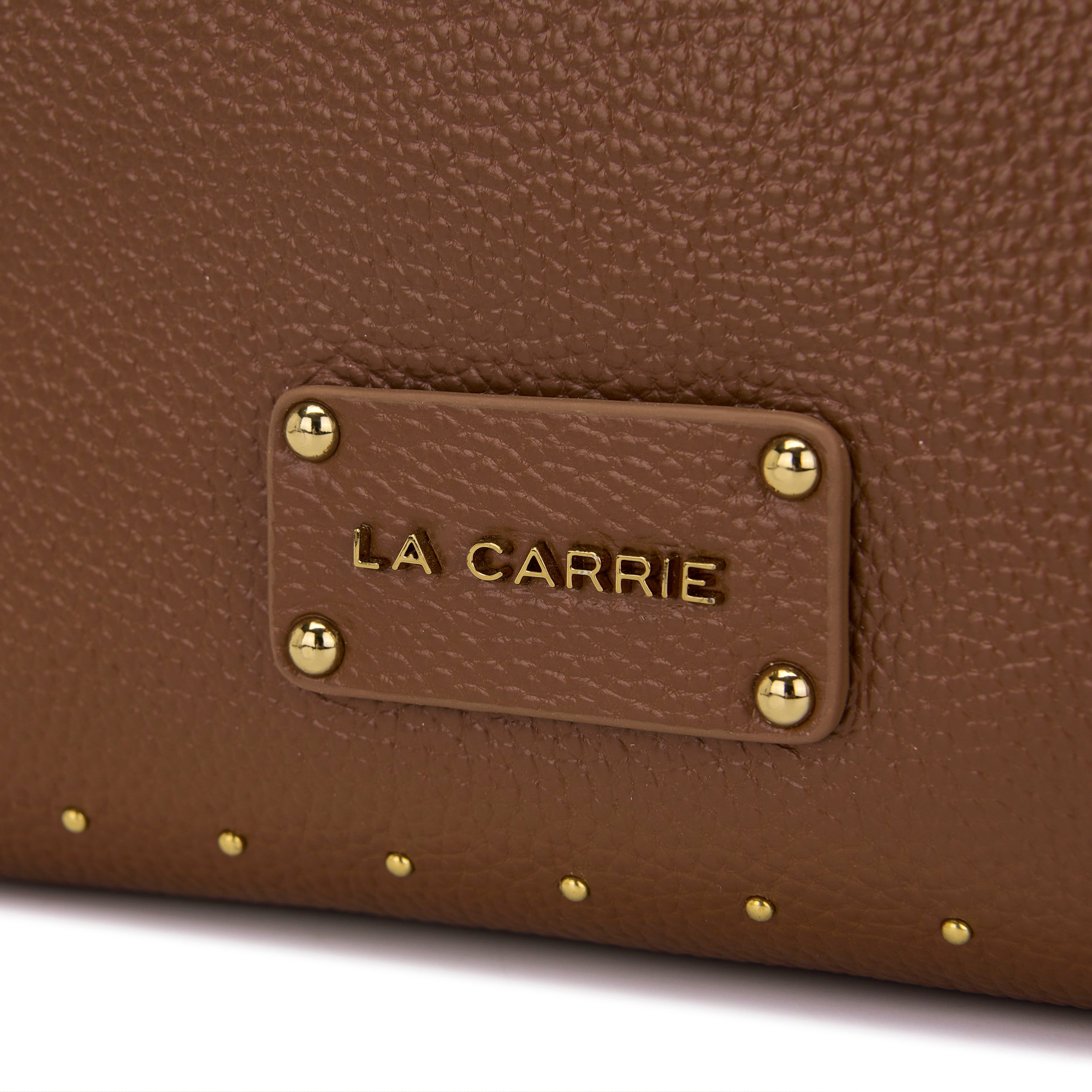 La Carrie Bag Basic sac shopping cuir cuoio 31x10x22cm