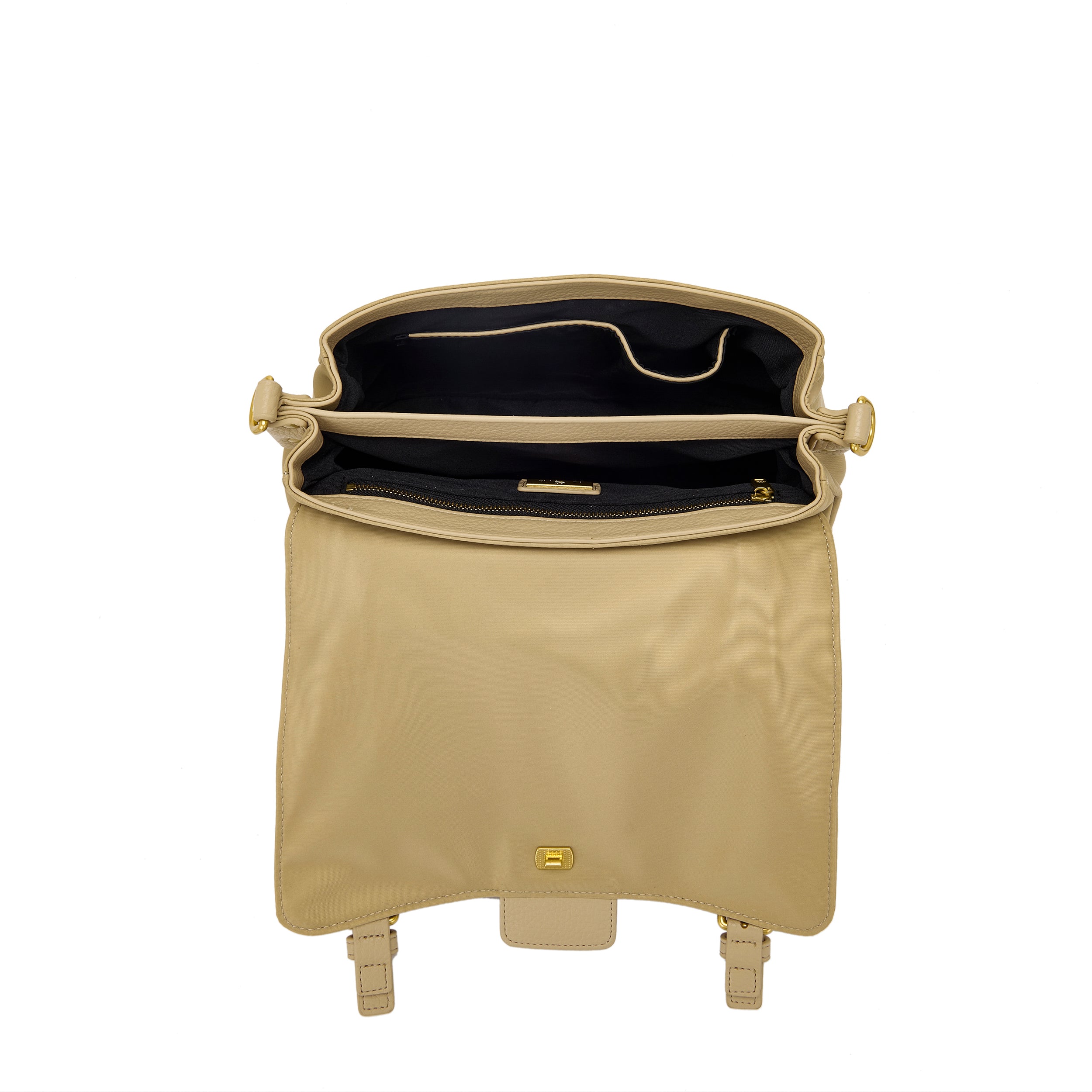 La Carrie Atena Dark Wave sac cabas beige 30x16x18cm