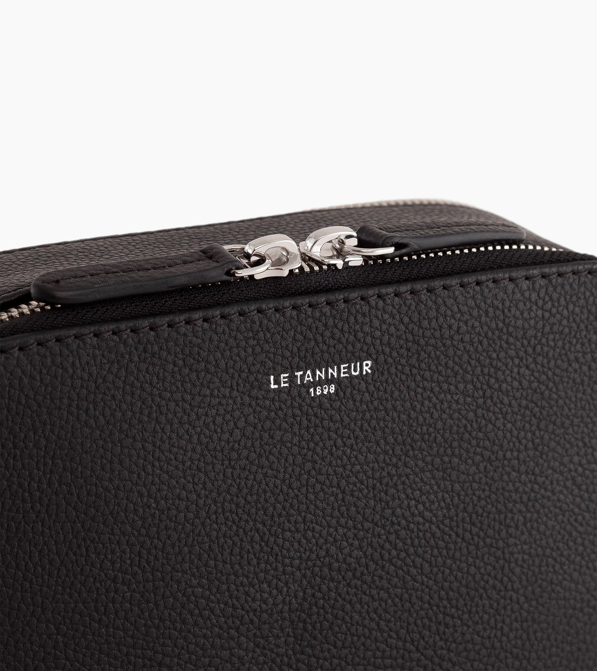 Le Tanneur Sophie petit sac bandoulière cuir Noir