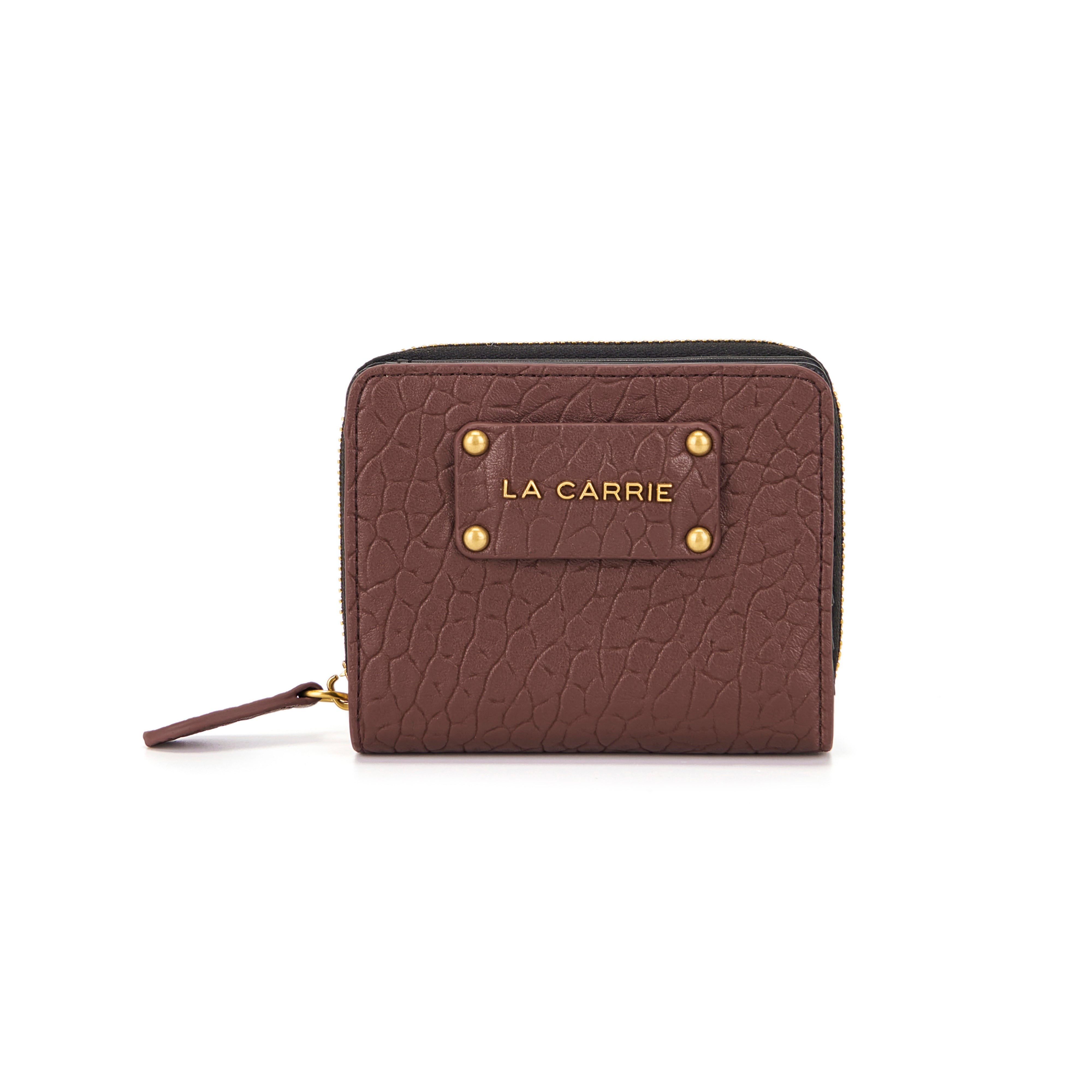 La Carrie Wallet portefeuille PU bordeaux 12x04x09 zip