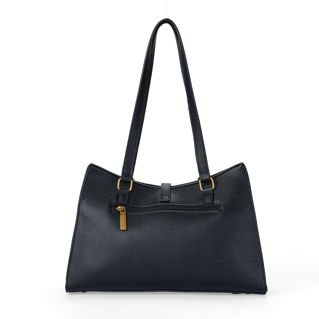 Mac Alyster Urbany Sac Shopping Noir Poches Frontales