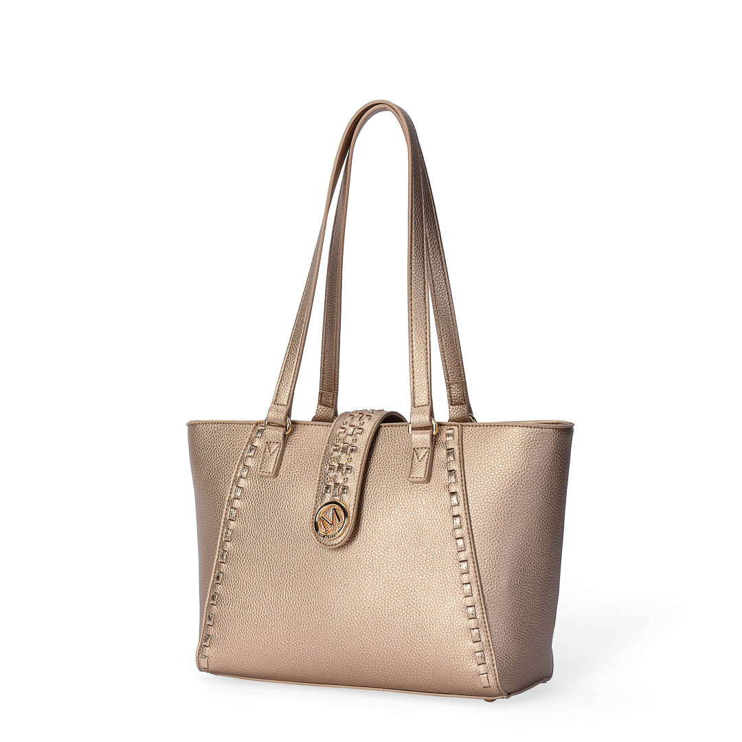 MAC ALYSTER Sweet sac cabas Beige Écru bandoulière amovible