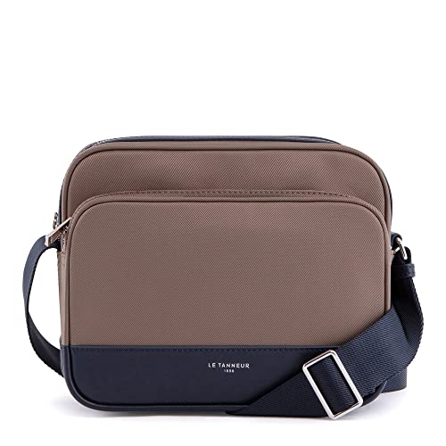 Le Tanneur Gaspard sac bandoulière toile cuir 23 cm