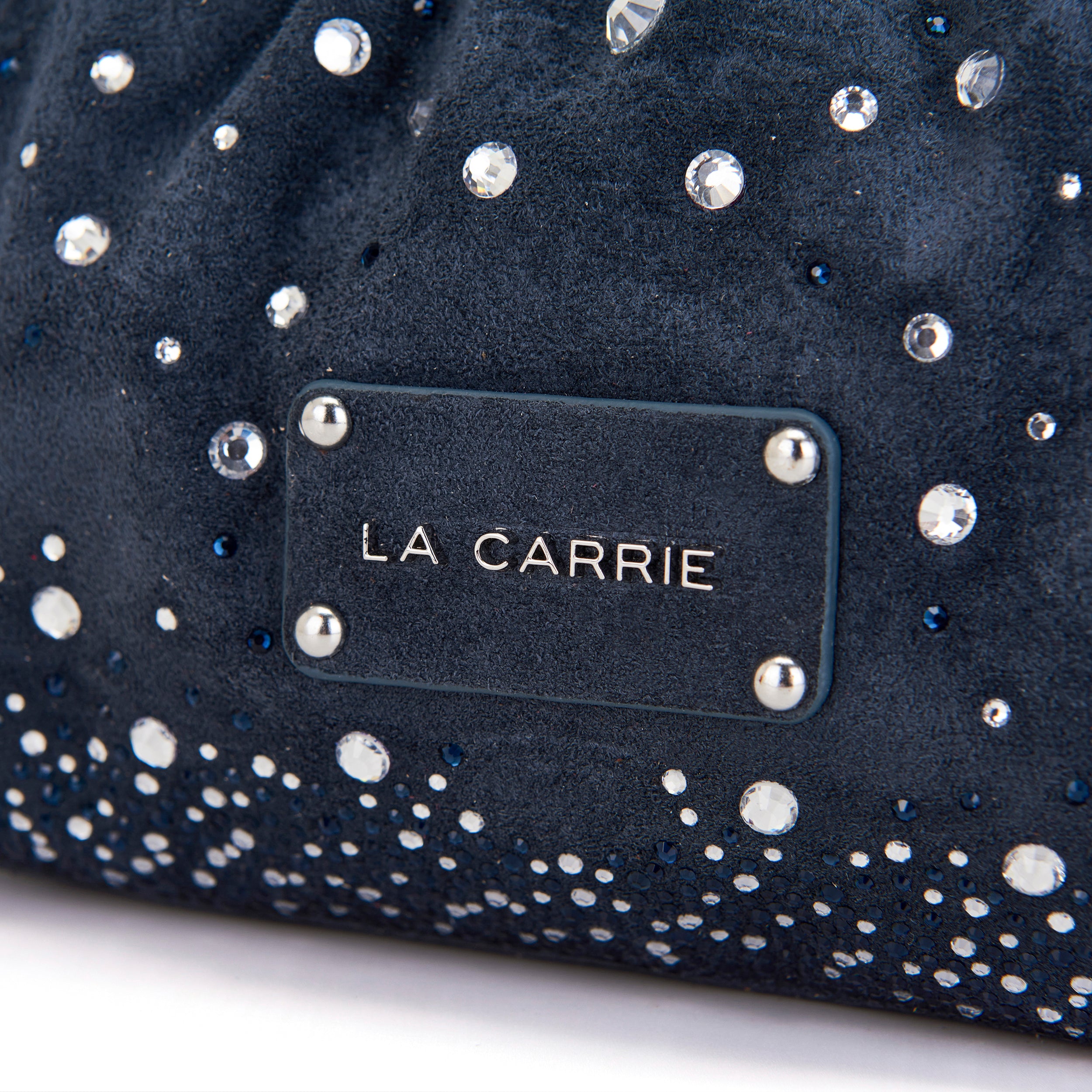 La Carrie Capsule sac bandoulière bleu 23 cm brillant