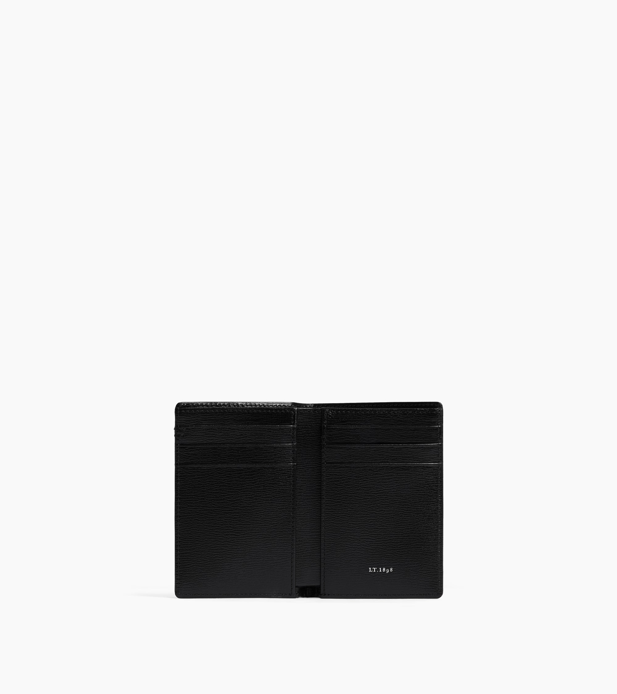 Le Tanneur Lucien porte-cartes cuir noir vertical