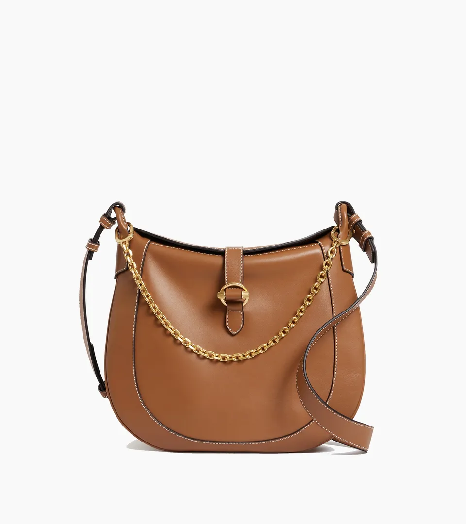 Le Tanneur Pia grand sac bandoulière cuir TAN marron