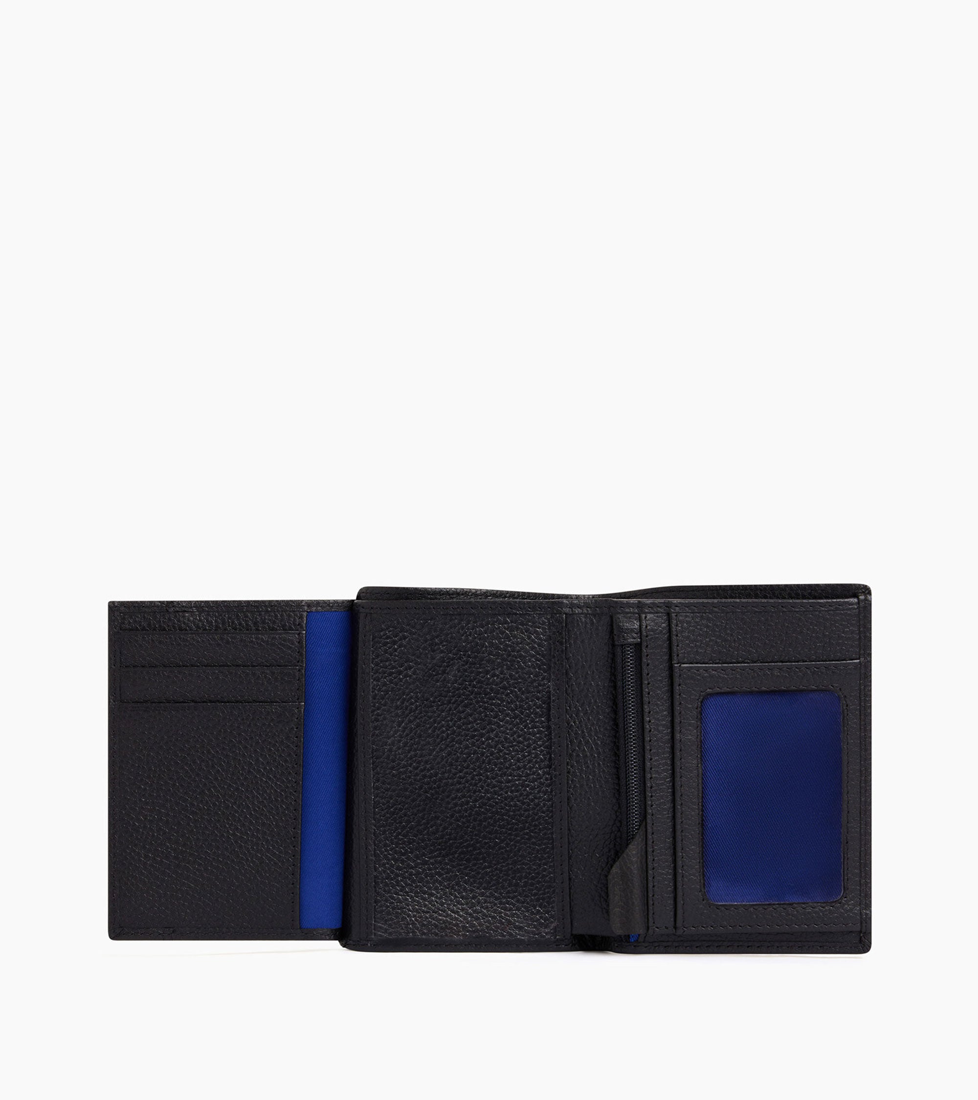 Le Tanneur Charles portefeuille zippé cuir grainé noir