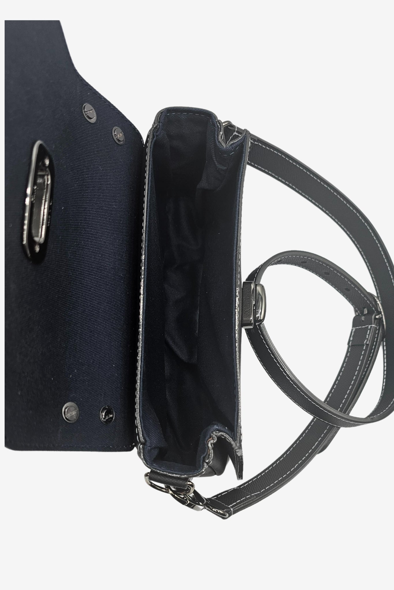 Nodie's L'Iconique sac baguette noir grainé cuir