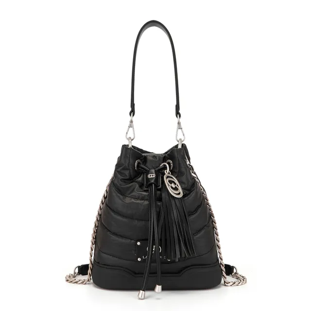 La Carrie Fiber sac seau noir 23 cm nylon