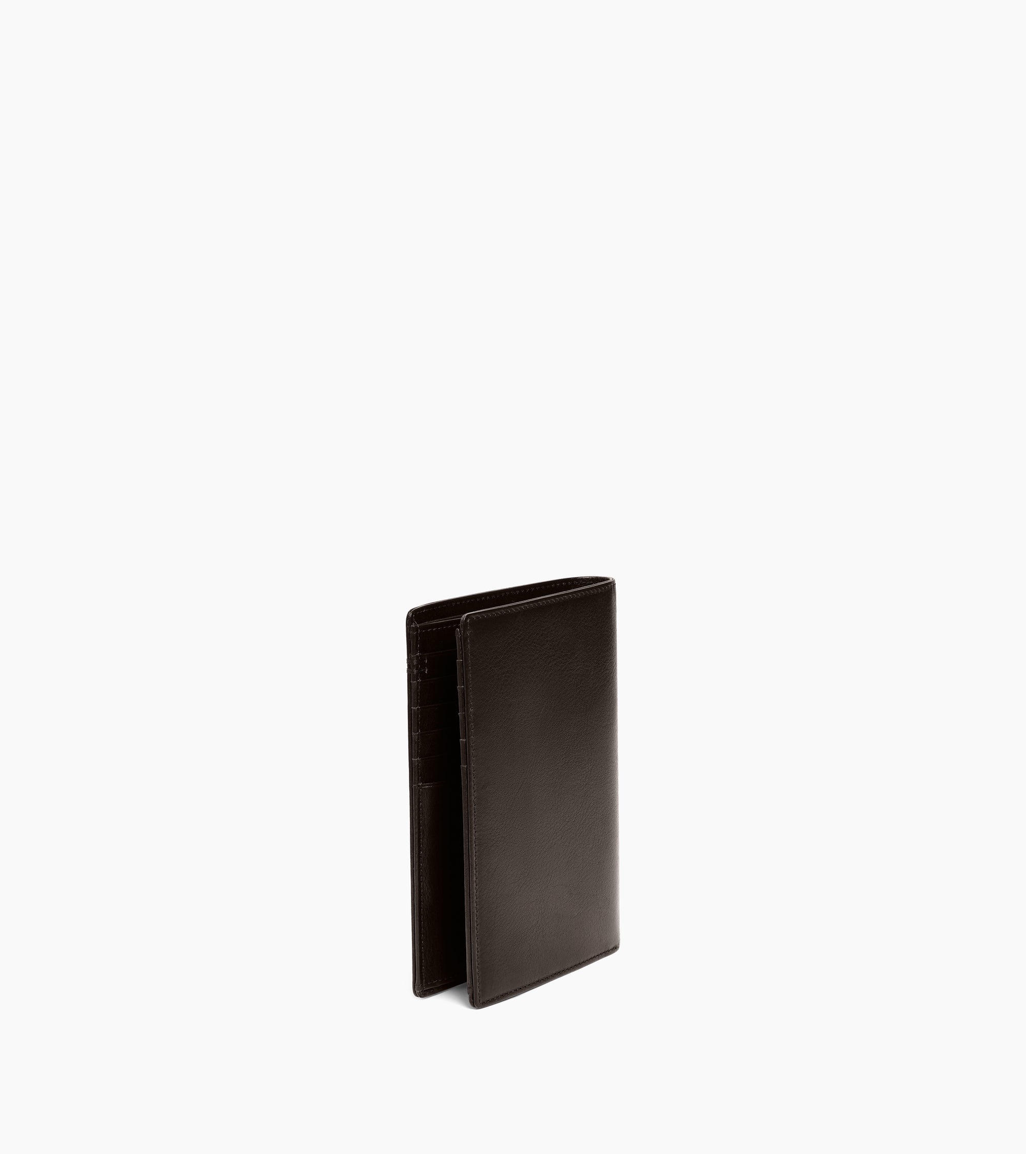 Le Tanneur Lucien portefeuille cuir marron zippé