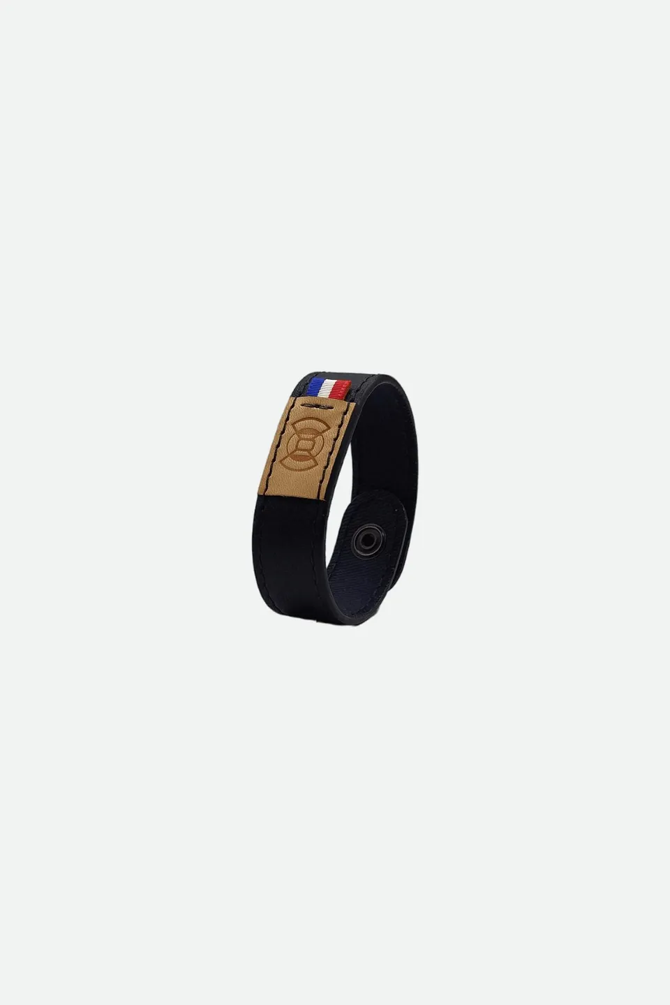 Nodie's Lily Sam bracelet cuir marine grainé 19cm