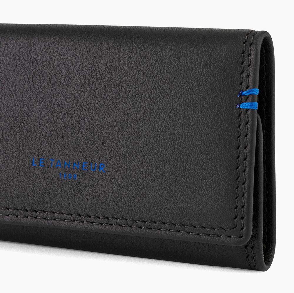 Le Tanneur Leather Goods Martin Étui Clés Cuir Noir 6 cm
