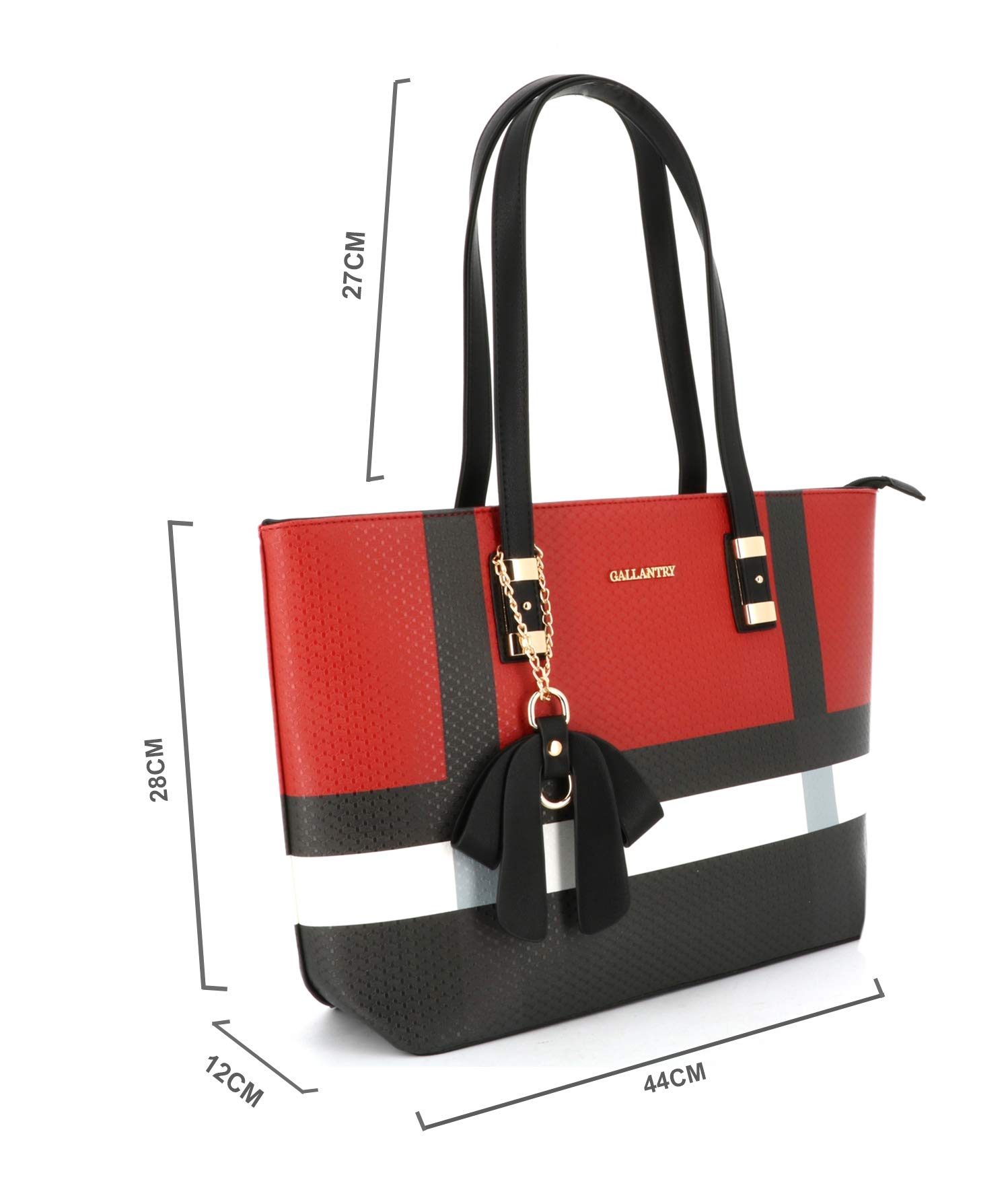 Gallantry Sacs Cabas Tote Bag Grand Cabas Rouge PU