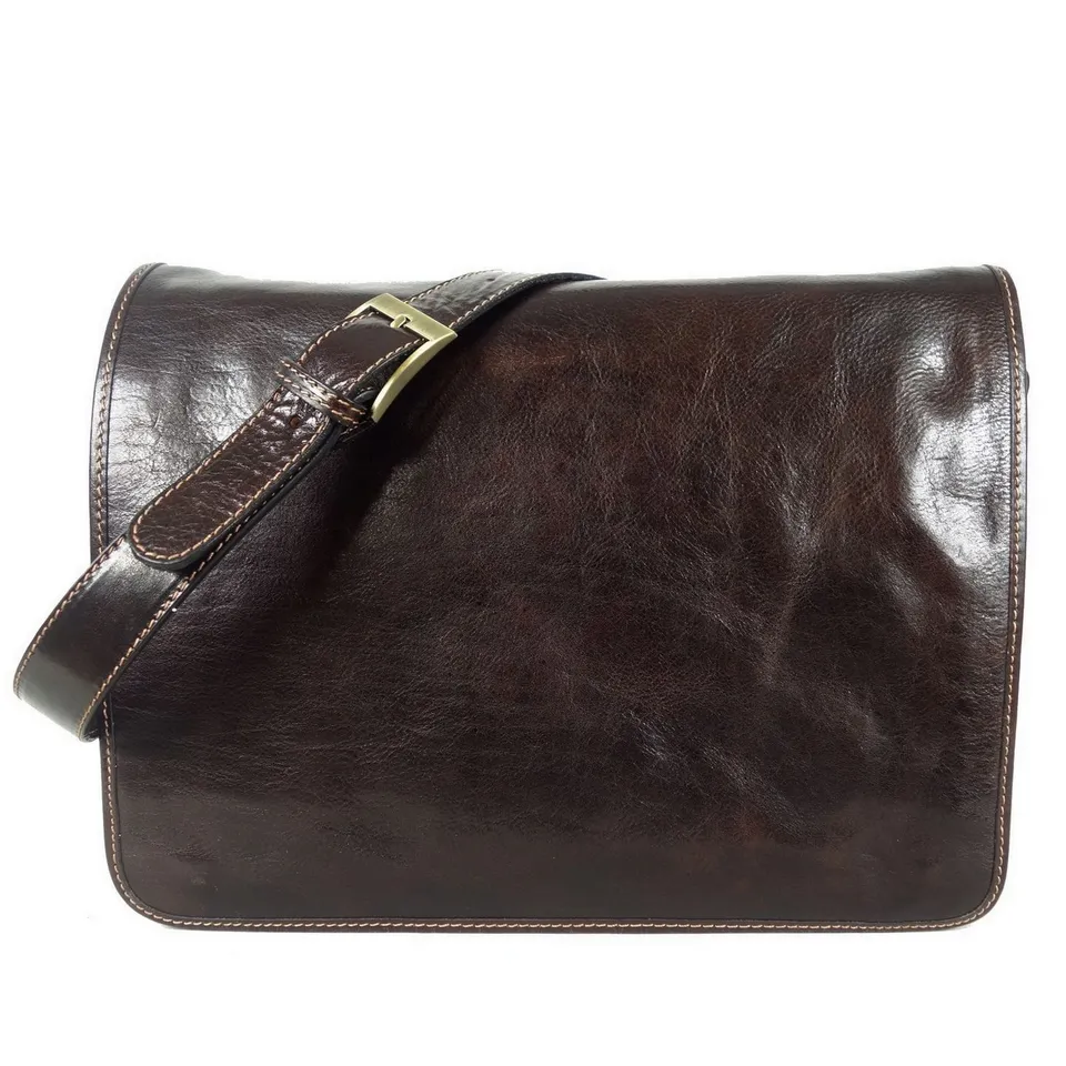 Collection Esprit Cuir Cartables & Sacs Ordi FIRENZE messenger cuir brun A4
